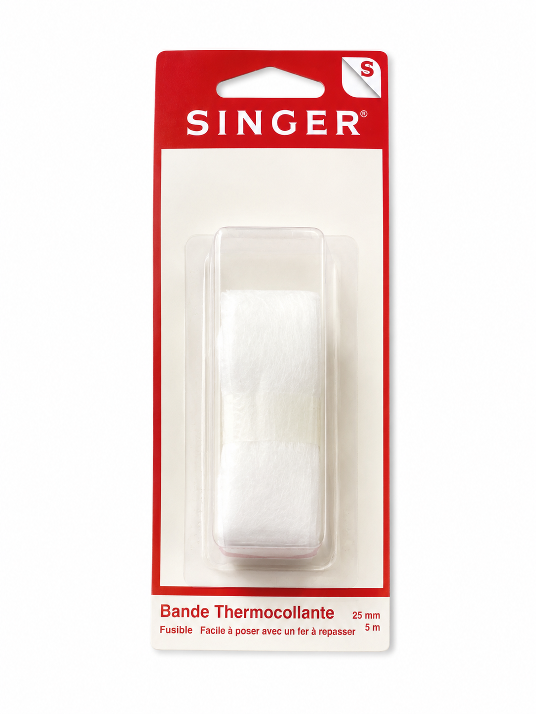 Bande thermocollante 5m, largeur 25mm idéale ourlet SINGER