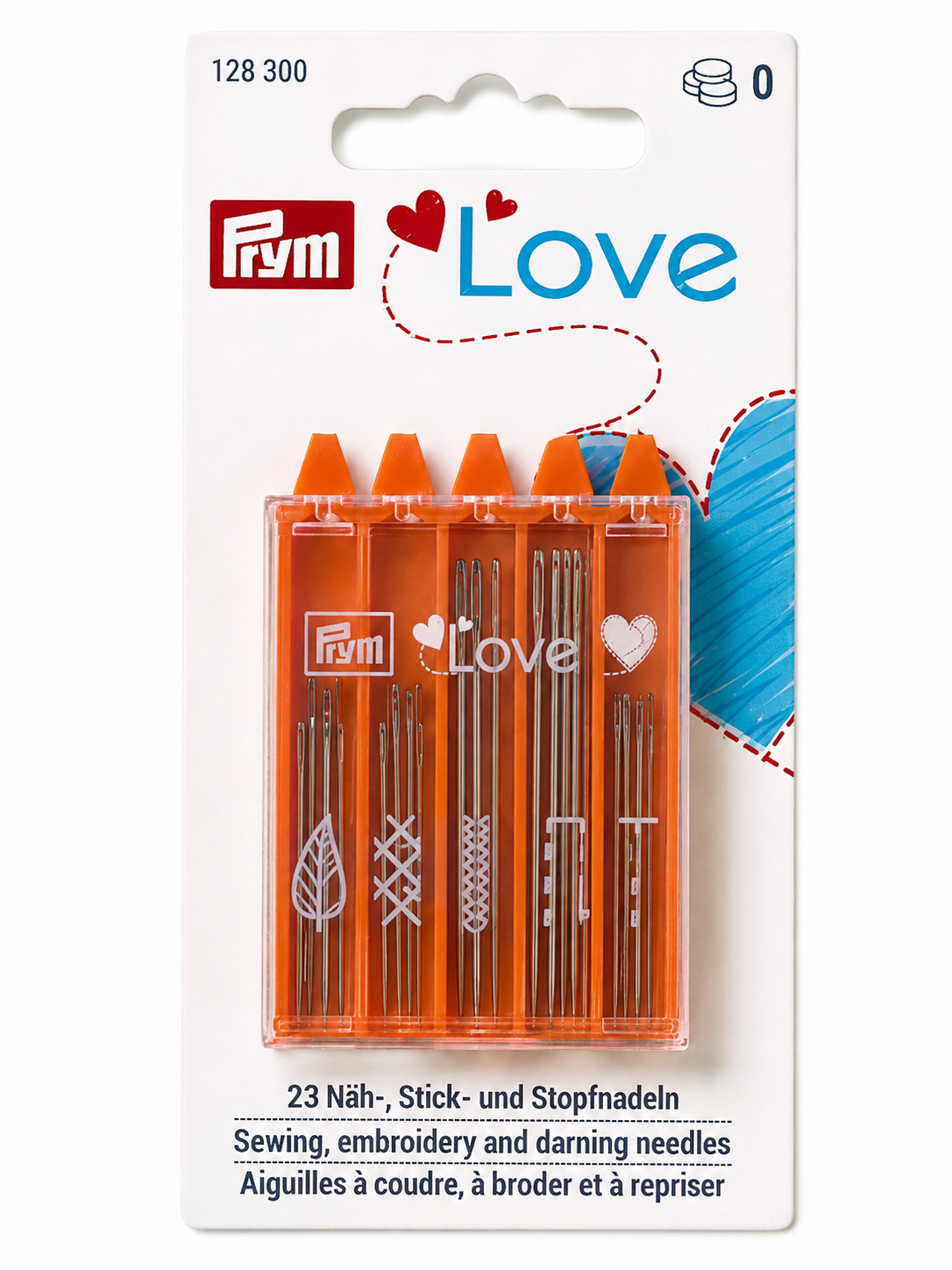 Aiguille à coudre, broder et repriser Prym Love – 23 pièces.  128300